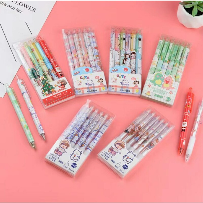 

(12pcs) pen bisa hapus/pen gel hapus/erasable pen/pen hapus lucu fancy ODEMEI