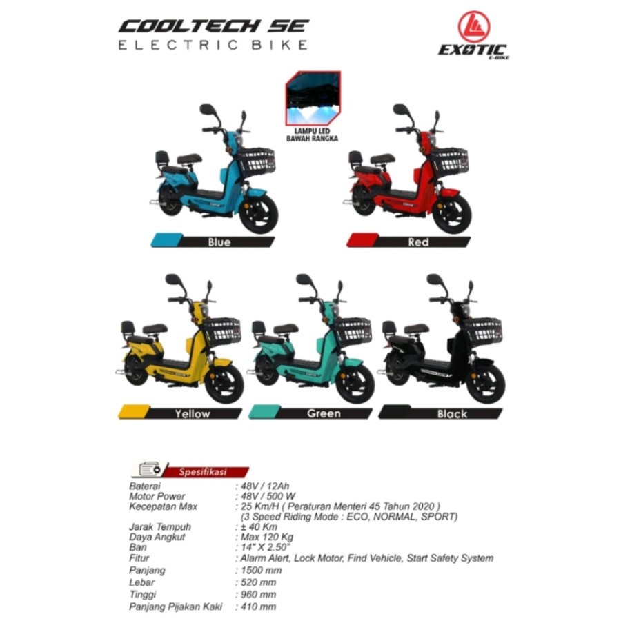 EXOTIC COOLTECH SE GARANSI RESMI TERMURAH