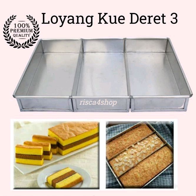 Loyang Kue Lapis  Surabaya Sekat 3 Loyang Spiku Lapis Surabaya Loyang Brownies Murah