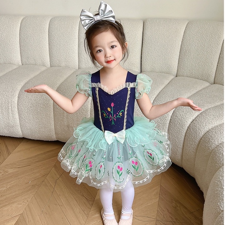 DRESS ANAK PEREMPUAN COSPLAY BAJU KOSTUM GAUN PRINCESS BALLET TUTU PARTY COSPLAY DBB