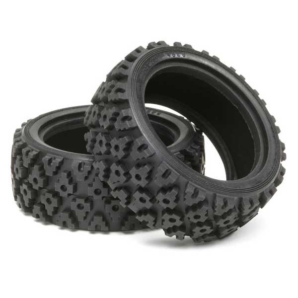 RC Rally Block Tires - (4 pcs) (D-026)