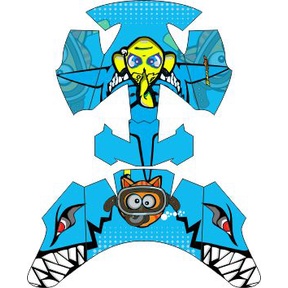 decal helm kyt dj maru