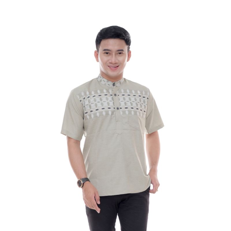 Koko kurta baju pria Dewasa anak couple  lengan pendek
