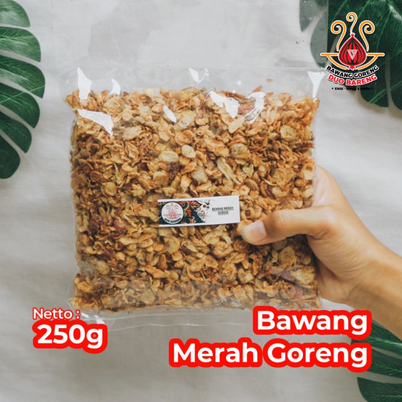 

BAWANG MERAH GORENG 250gram / BRAMBANG GORENG