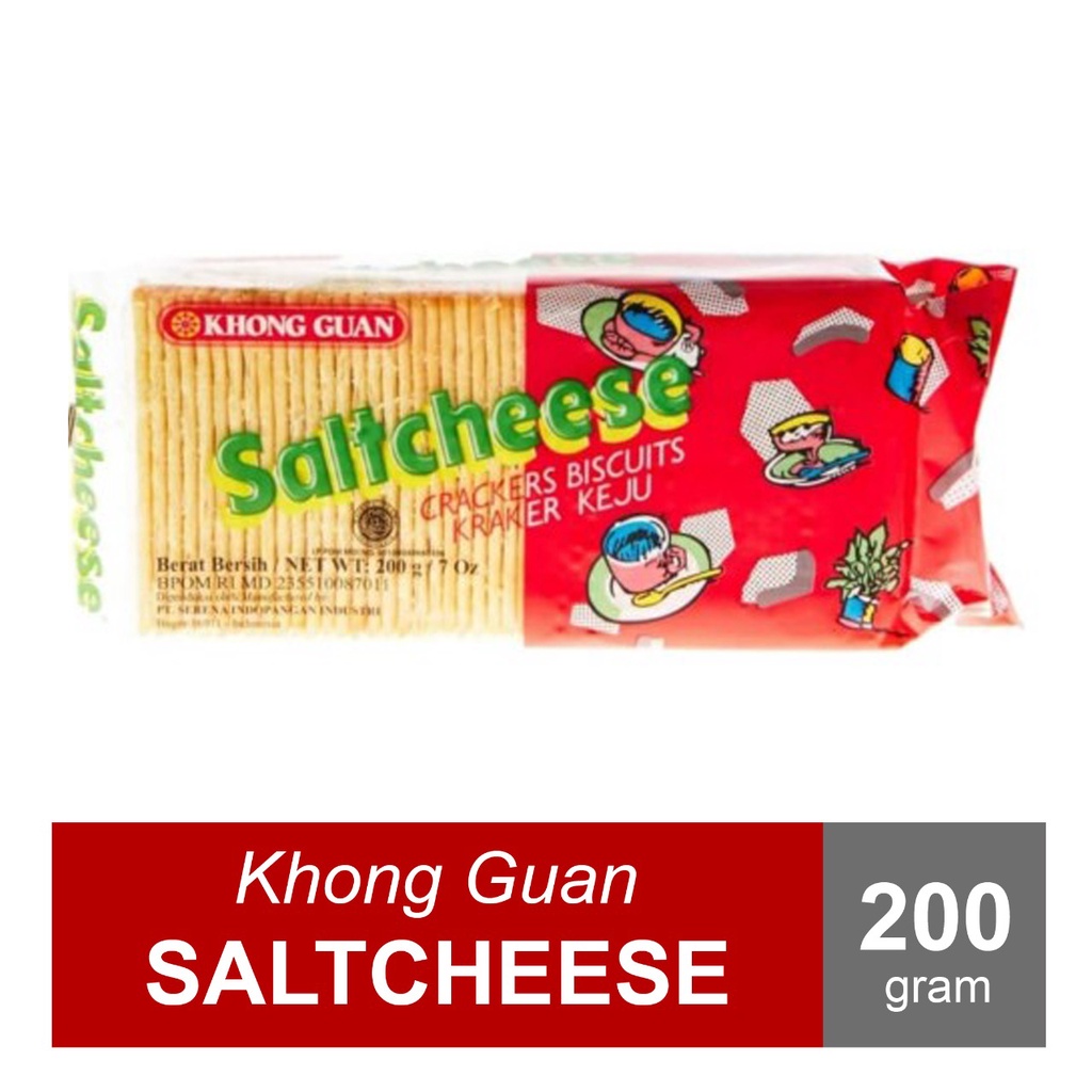 KHONG GUAN  Saltcheese Crackers Biskuit Kraker Keju PROMO HALAL