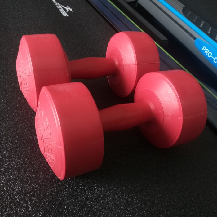 DUMBEL / BARBEL PLASTIK 5KG / DUMBEL / BARBEL PLASTIK 5KG GRATIS ONGKIR