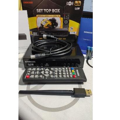 Murah Set Top Box TV Digital TANAKA SNIPER TERBARU YOUTUBE dan EVERCOSS DVBT2 SNI POSTEL KOMINFO Res