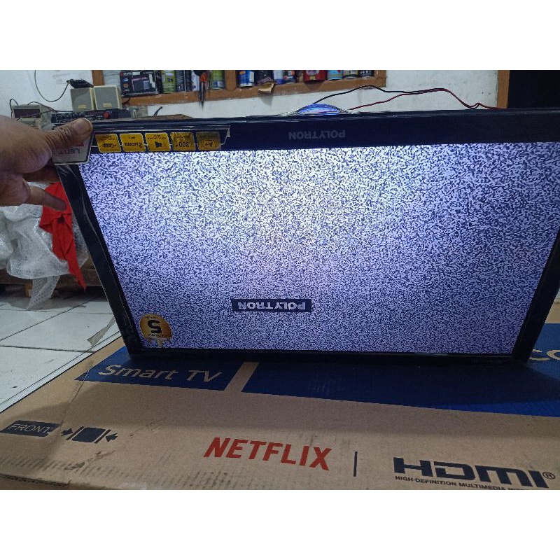 Panel layar Tv 24 inch Led 23.6 LG Polytron shrap dll original