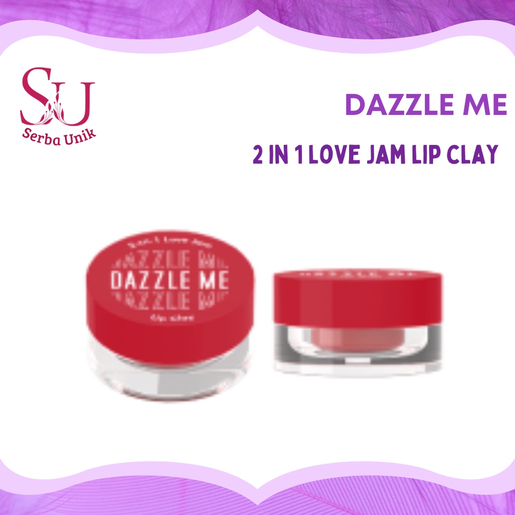 Dazzle Me 2 in 1 Love Jam Lip Clay | Lip Cream | Lip Matte | Lipstick | Lip Tint