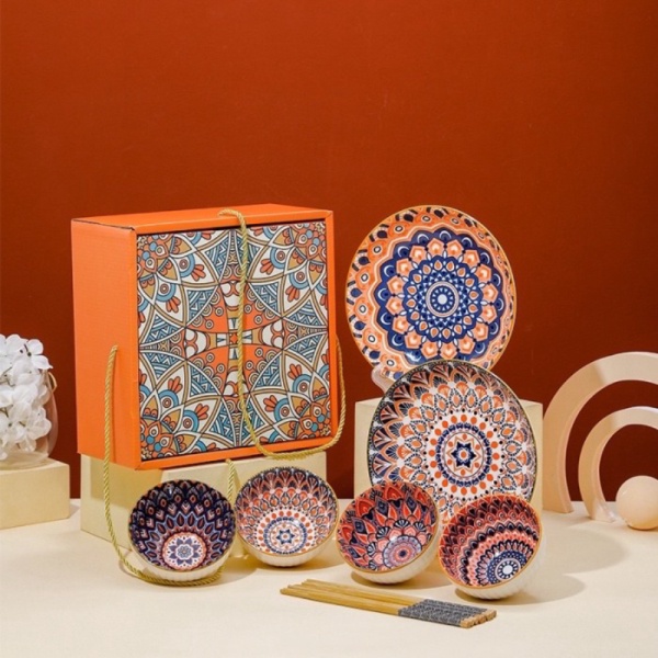 

Promo Premium Wedding Gift Set Plates Tableware 10pcs / Set Piring Bohemian Berkualitas