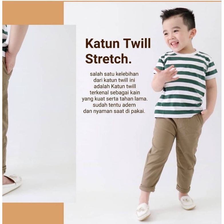 Celana Anak Laki Laki Chinos Panjang Bahan Katun