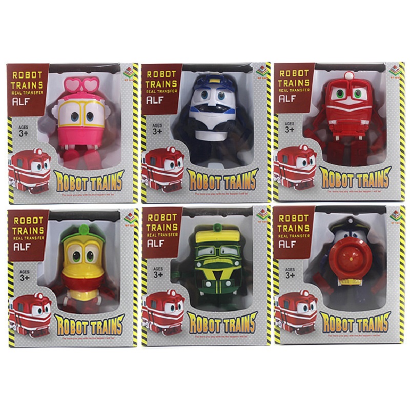 Must-have Robot Trains Rt Kay Transformer Train Figure Mainan Animasi Korea