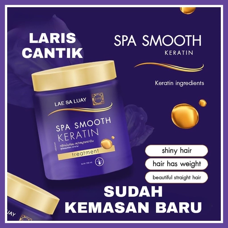 (BISA COD) [BPOM] LAE SA LUAY HAIR SPA SMOOTH KERATIN