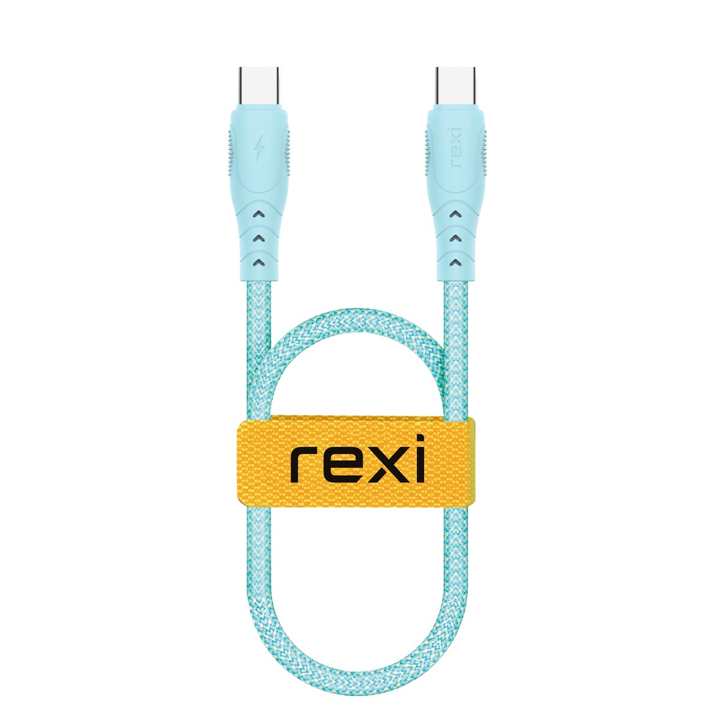 Rexi 45W Kabel Data Type C ke Type C / USB-C to USB-C Quickcharge 3.0 Color Pop Ki01-CC