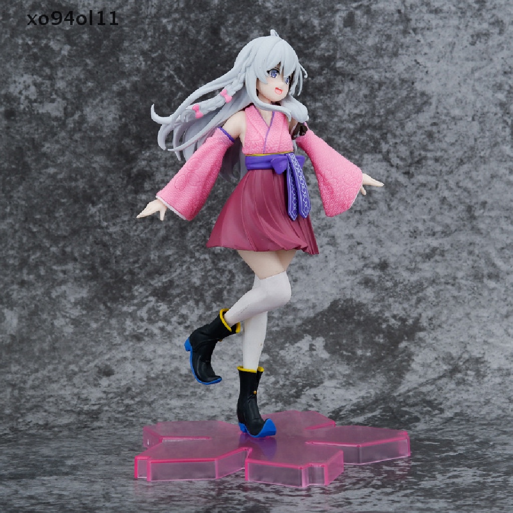 Xo Mainan Action Figure Anime Wandering Witch The Journey of Elaina Majo No Tabitabi Elaina Taito Bahan PVC Ukuran 20cm Untuk Koleksi