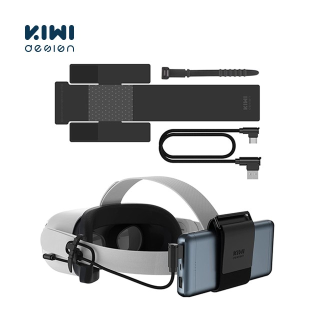 New Virtual Kiwi Design Power Bank Fixing Strap For Oculus Quest / Quest 2