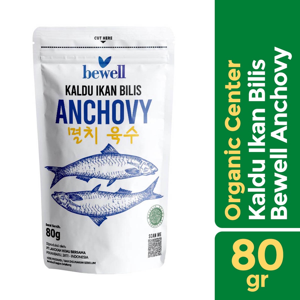 

Organic Center - Bewell Kaldu Ikan Bilis (Anchovy) 80gr