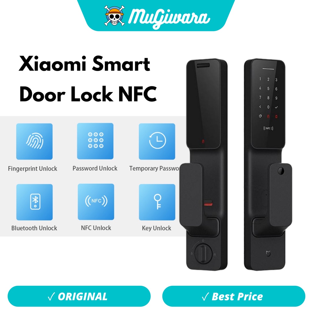 Mijia Smart Door Lock Push Pull Version Fingerprint NFC
