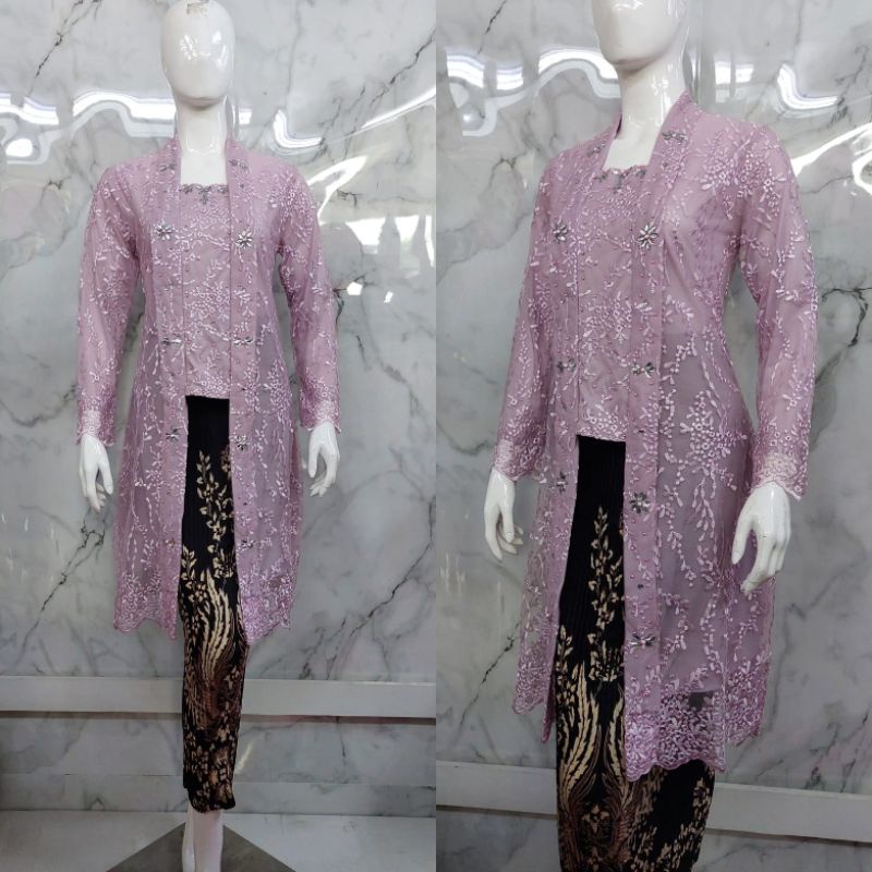 kebaya Kutu Baru Payet/ Tunik Tulle/ Kebaya Modern / Kebaya Favorite / Batik Couple