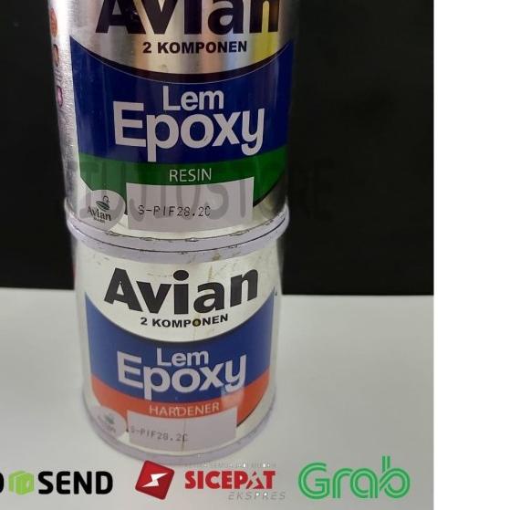 

LEM EPOXY AVIAN 2 KOMPONEN HARDENER dan RESIN