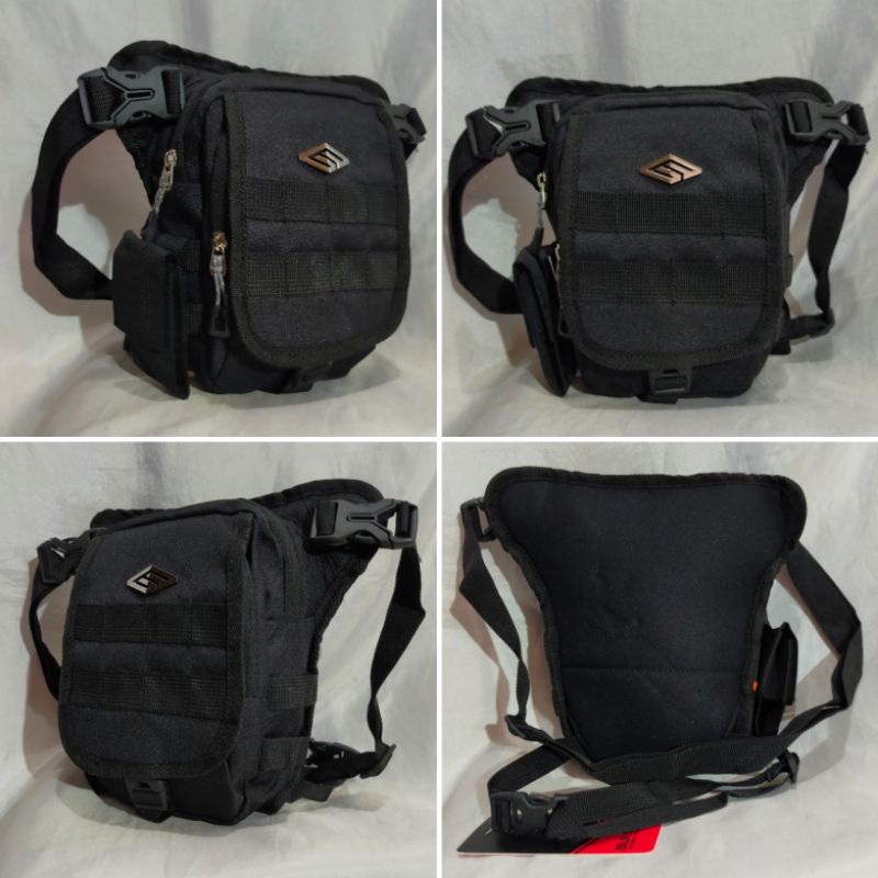 Tas paha - pinggang - selempang - hip bag - Blasted 43BL75 - 44BL13 - 44BL07 original black grey