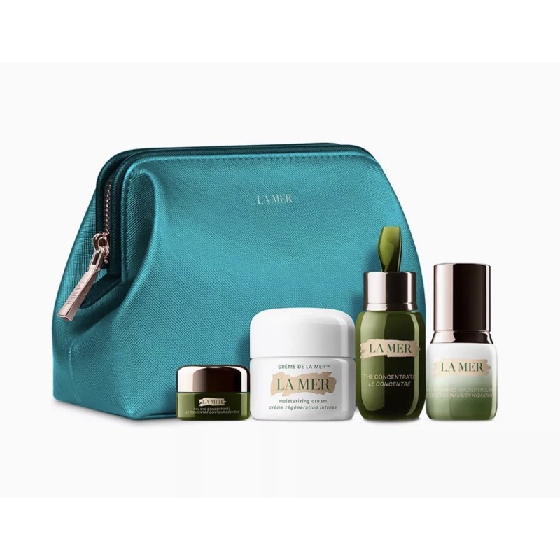 La Mer The restored &amp; Refresh Collection Set ( The Moisturizing cream 30ml + the concentrate 15ml + The Eye concentrate 5ml + The Hydrating Infused Emulsion 15ml )