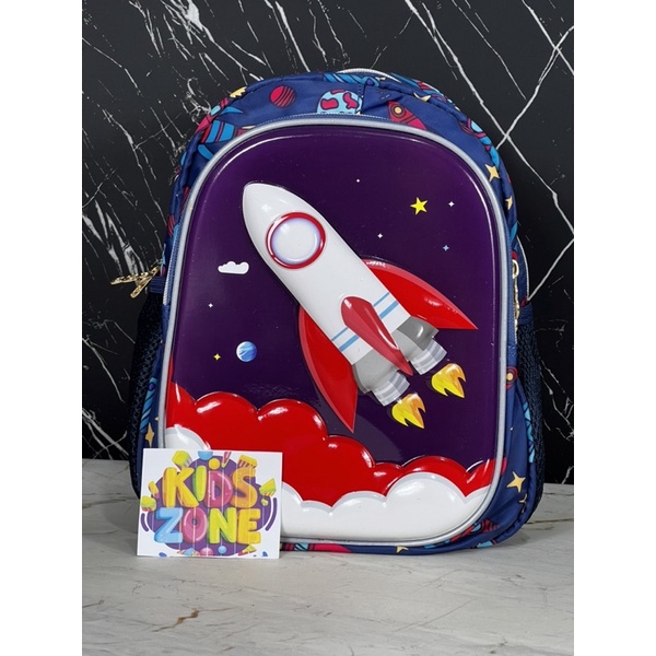Tas Ransel Anak TK Import Original Apollo HSD/Tas Sekolah anak Gambar Timbul