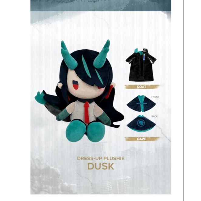 Readystock Arknights Dusk Doll Plush Fullset Limited Yostar