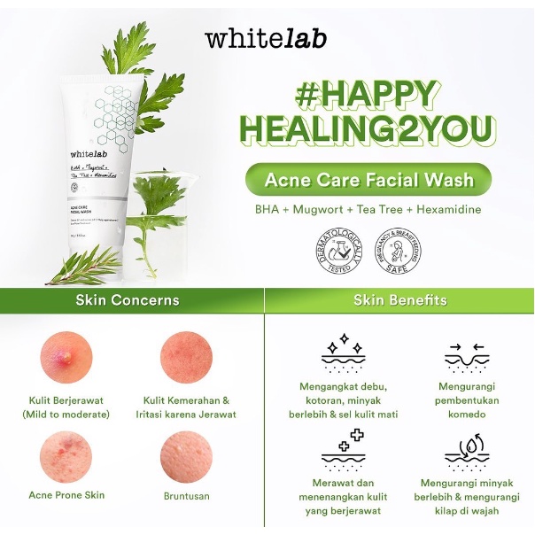 WHITELAB All Variant Facial Wash | Brightening | PH Balanced | Acne Care