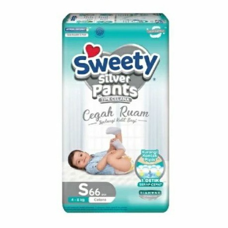 Sweety Silver Pants S 66 S66 popok bayi murah
