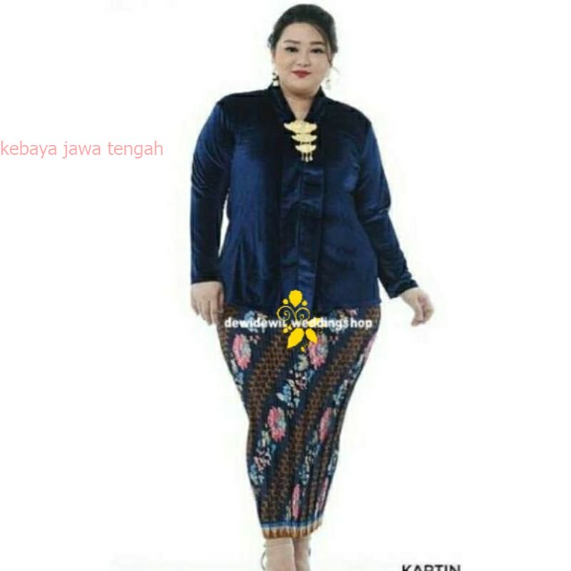 Kebaya JUMBO - Bludru Kutubaru/ Kartini Kebaya Bludru
