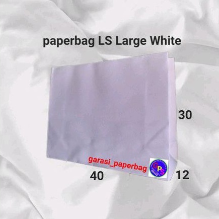 

Paperbag LS Large White (40.12.30)