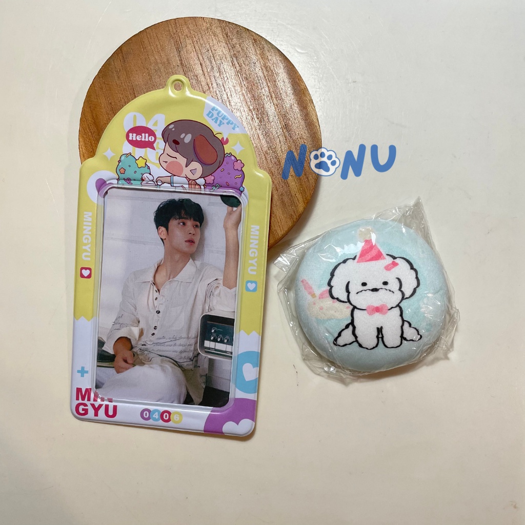 [READY STOCK] Seventeen Mingyu Photocard Holder by MingyuBar | Card Holder Seventeen PC Holder Cahol