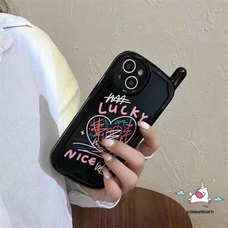 Soft Case Desain Kartun Graffiti Gaya Retro Untuk iPhone 11 12 13 14 Pro MAX 14 7 8 Plus X XR XS MAX