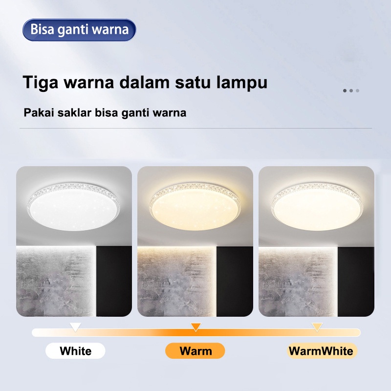 Home Lighting Lampu Plafon Lampu Hias Gantung Ceilling Lampu Lampu Bulat Untuk Ruang Tamu/Kamar Tidur/Dapur  Lampu Hias Plafon 40Watt