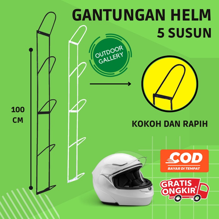 Rak Helm 5 Susun Rak Helm Gantung Gantungan Helm Rak Helm Minimalis