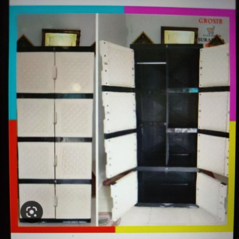 Lemari Plastik Aquose Gantung Jumbo