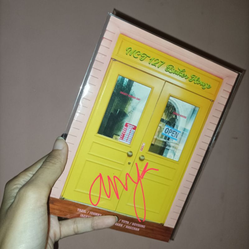 sealed frame photocard haechan + pc tincase md baker house nct 127 pc