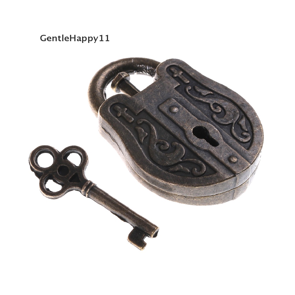 Gentlehappy Vintage Metal Cast God Lock Key Puzzle Mainan IQ &amp; EQ Mind Asah Otak Anak Hadiah id