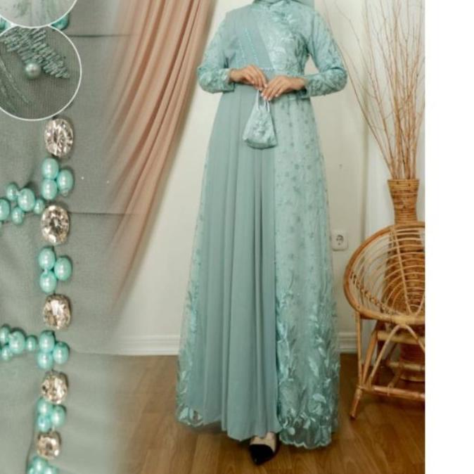 ➘✣✰ Gamis Brukat Terbaru Baju Wanita Jumbo Abaya Kebaya Dress Muslim Camila Kamila Naila Syari Remaj