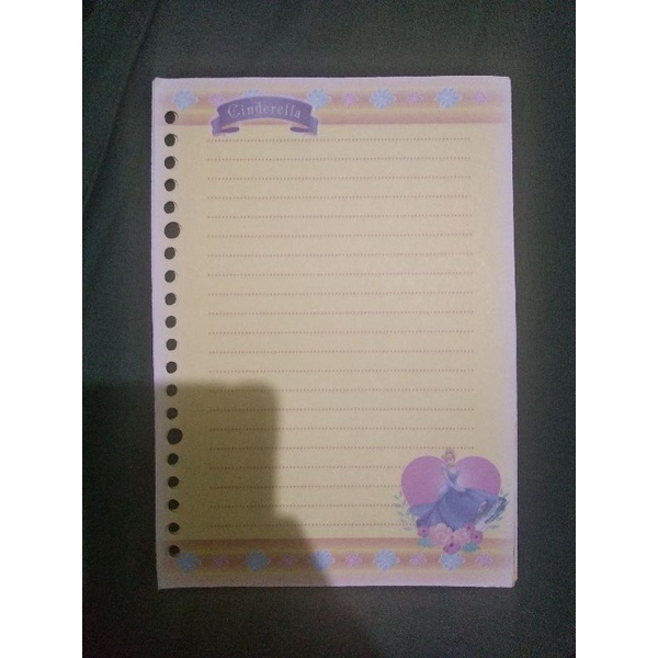 [MIN. BELI 5 LEMBAR] Isi Binder A5 Princess Series (No Brand)