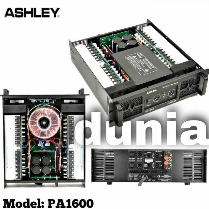 Power Ashley Pa 1600 Original Amplifier Ashley Pa1600 Class Gb Spesif