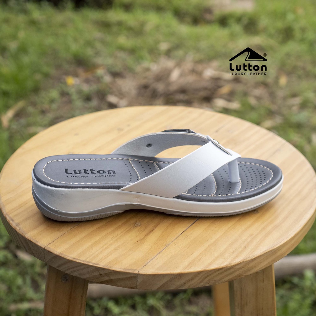 Sandal Wanita Lutton Motif Polos size 37-40 - GISEL 02
