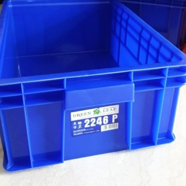 

Container Box 2246P Green Leaf / Krat Industri 2246 P Kotak Spare Part