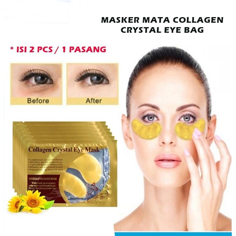 Jual Masker Mata Eye Mask Collagen Eye Patch Mask Gold Mata Panda Hitam