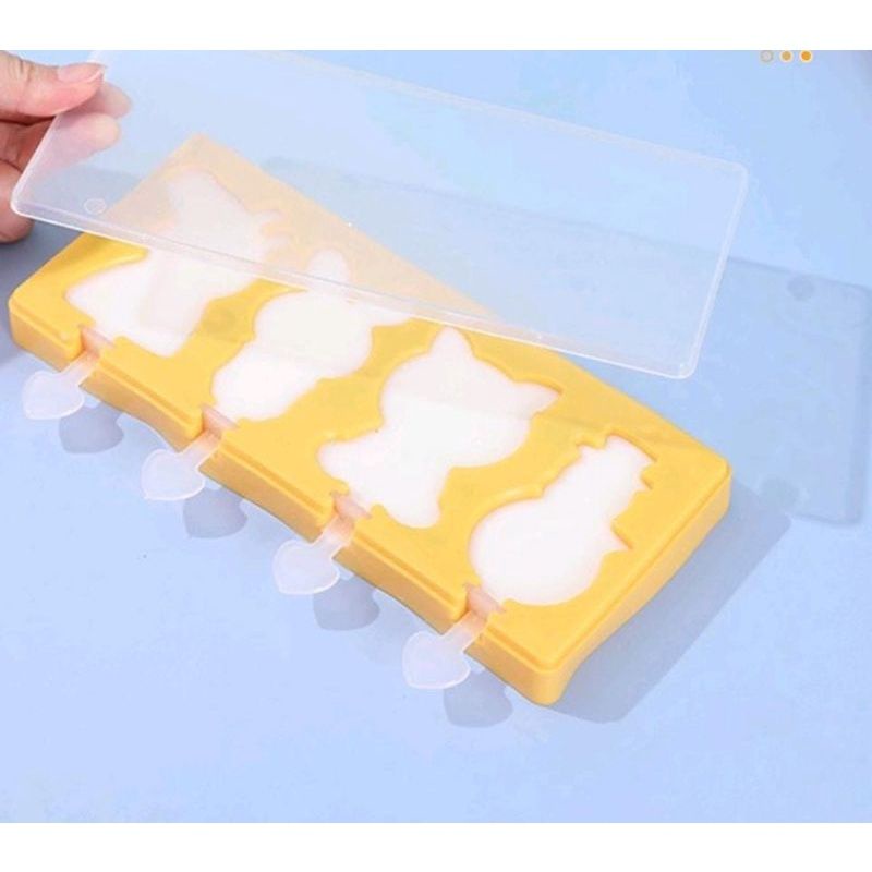 

02 Cetakan Ice Cream Bahan silicon Cetakan es krim