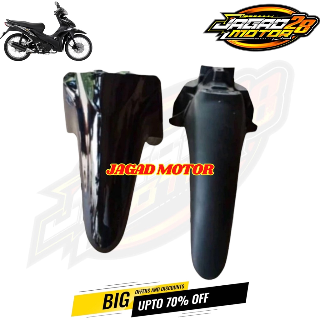 Spakbor Depan Belakang Honda Revo Absolute Hitam / Slebor Depan Belakang Honda Revo Absolute Hitam / Spakbor Sepakbor Slebor Depan Belakang Honda Revo Absolute Hitam