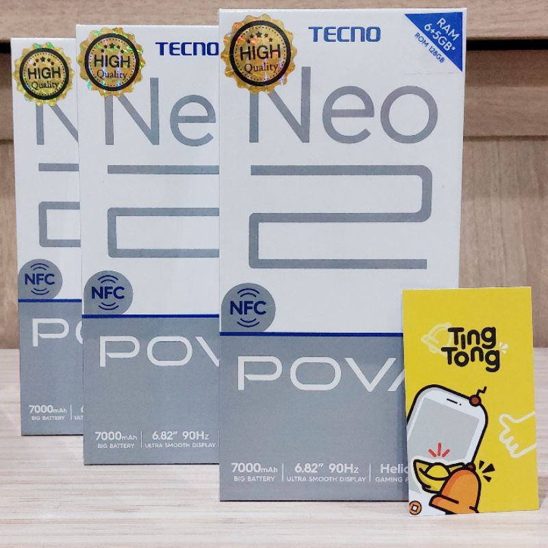 Tecno Pova Neo 2 2022 4/128 Garansi Resmi Tam