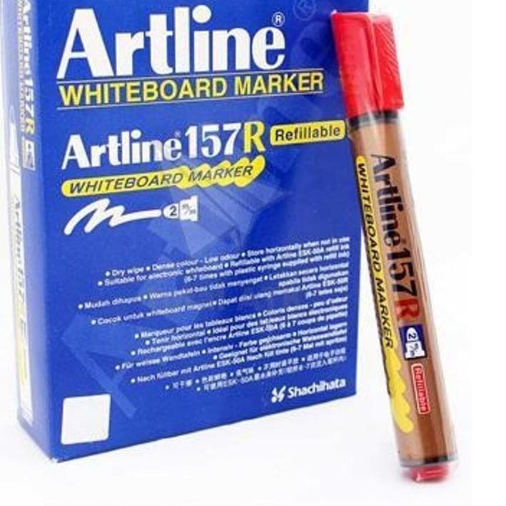 

➞ Spidol Papan Tulis Artline Whiteboard Marker 157R ㆂ