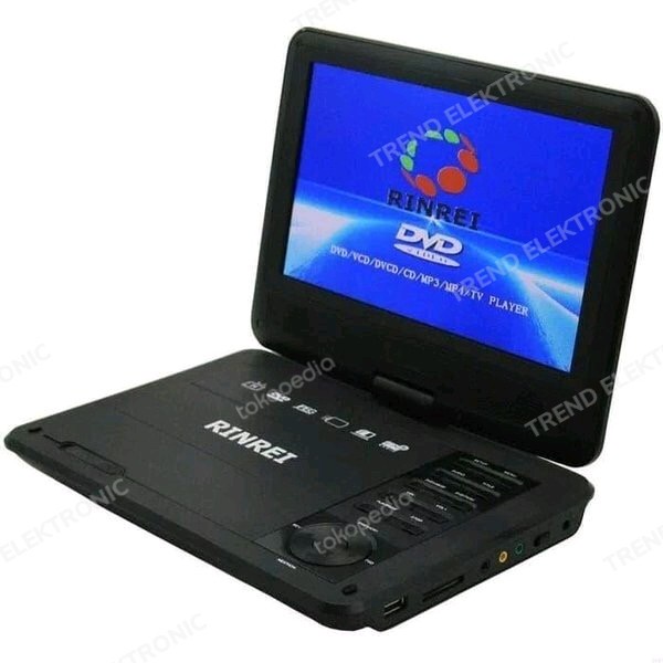 {RajaStore} Portable Dvd Layar Tori 10  Inch  Tv Tuner Free Kacamata 3d Murah